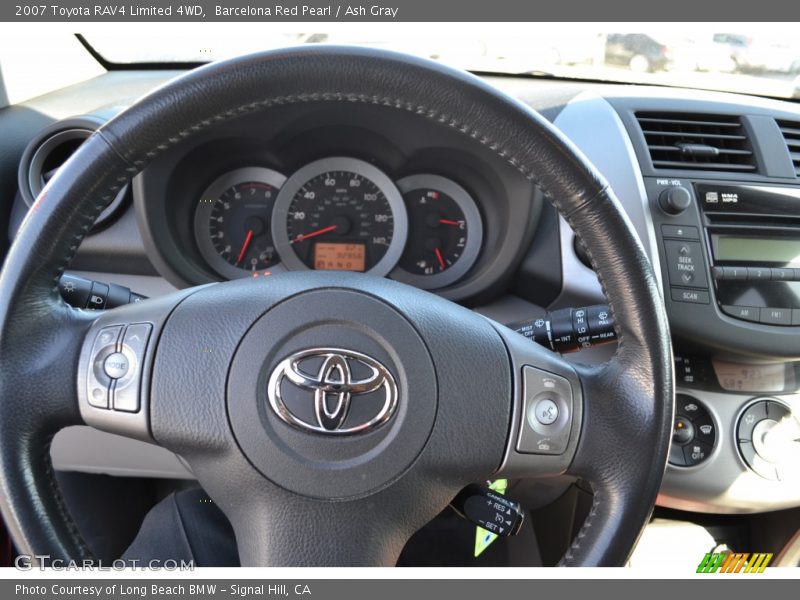 Barcelona Red Pearl / Ash Gray 2007 Toyota RAV4 Limited 4WD