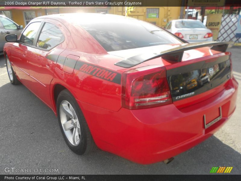 TorRed / Dark Slate Gray/Light Graystone 2006 Dodge Charger R/T Daytona