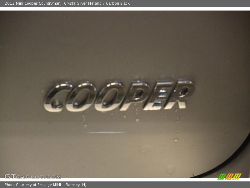 Crystal Silver Metallic / Carbon Black 2013 Mini Cooper Countryman