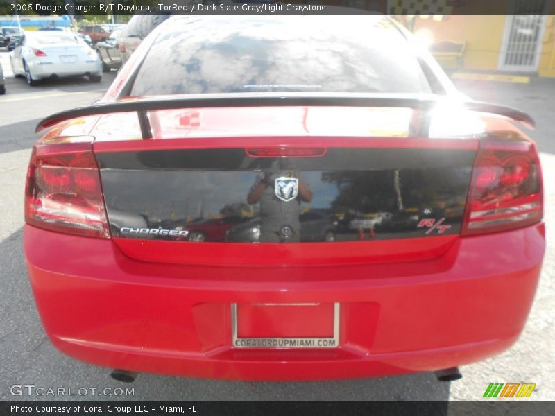 TorRed / Dark Slate Gray/Light Graystone 2006 Dodge Charger R/T Daytona