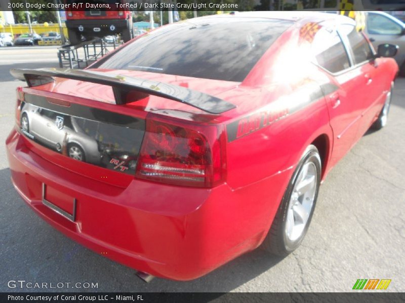 TorRed / Dark Slate Gray/Light Graystone 2006 Dodge Charger R/T Daytona