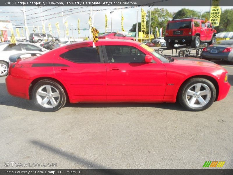 TorRed / Dark Slate Gray/Light Graystone 2006 Dodge Charger R/T Daytona