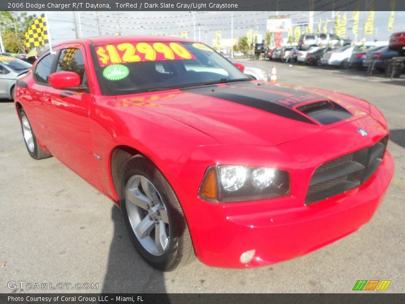 TorRed / Dark Slate Gray/Light Graystone 2006 Dodge Charger R/T Daytona