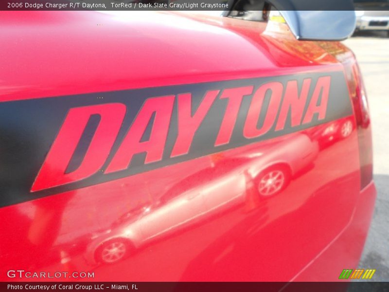 TorRed / Dark Slate Gray/Light Graystone 2006 Dodge Charger R/T Daytona
