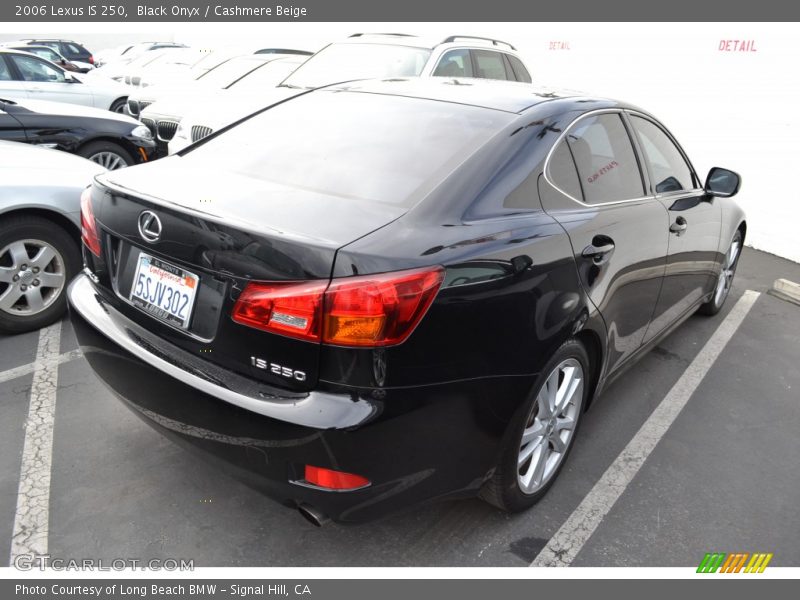 Black Onyx / Cashmere Beige 2006 Lexus IS 250