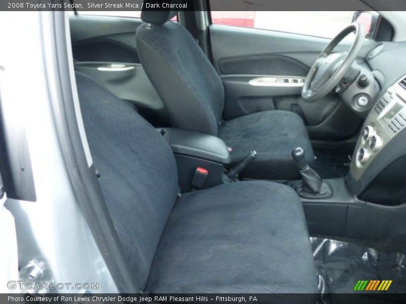 Silver Streak Mica / Dark Charcoal 2008 Toyota Yaris Sedan