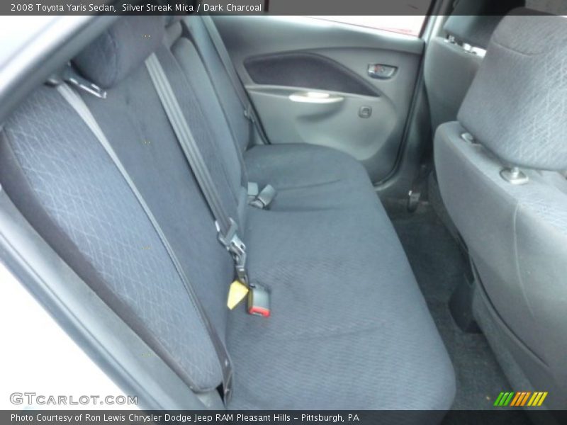 Silver Streak Mica / Dark Charcoal 2008 Toyota Yaris Sedan