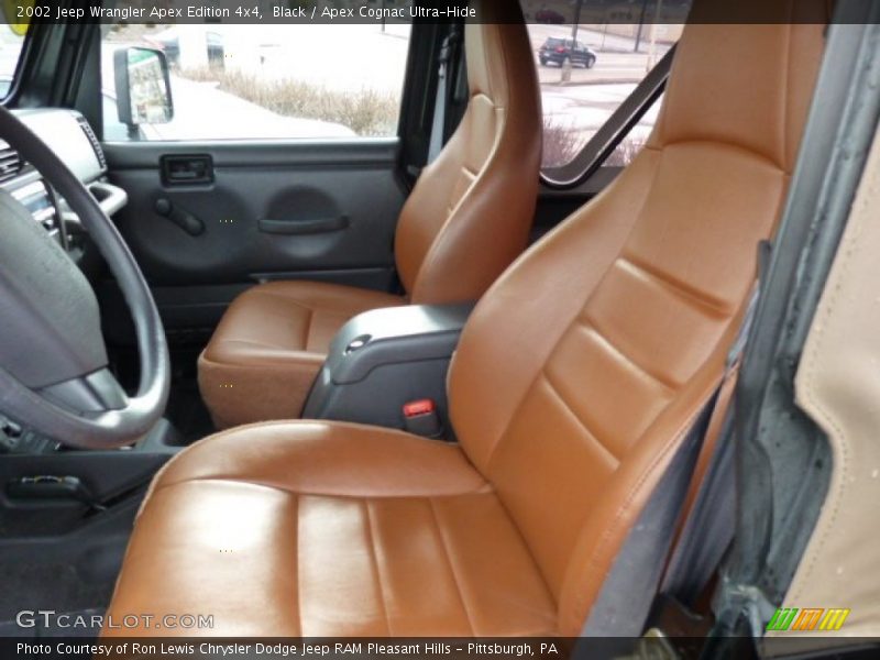 Black / Apex Cognac Ultra-Hide 2002 Jeep Wrangler Apex Edition 4x4