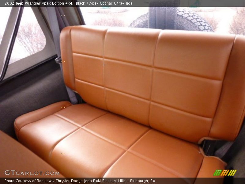 Black / Apex Cognac Ultra-Hide 2002 Jeep Wrangler Apex Edition 4x4
