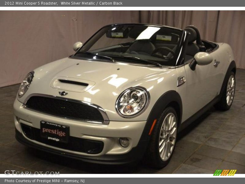 White Silver Metallic / Carbon Black 2012 Mini Cooper S Roadster