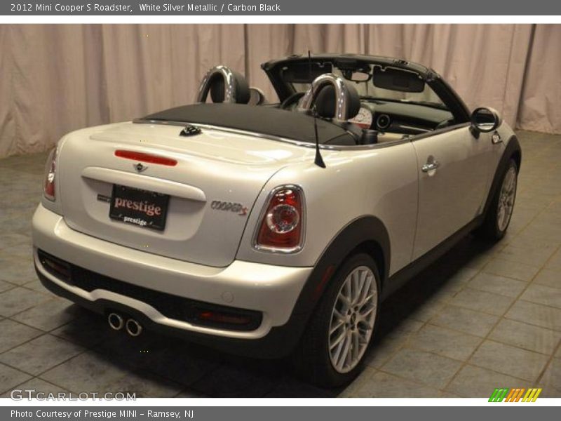 White Silver Metallic / Carbon Black 2012 Mini Cooper S Roadster