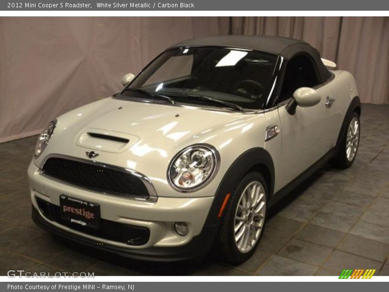 White Silver Metallic / Carbon Black 2012 Mini Cooper S Roadster