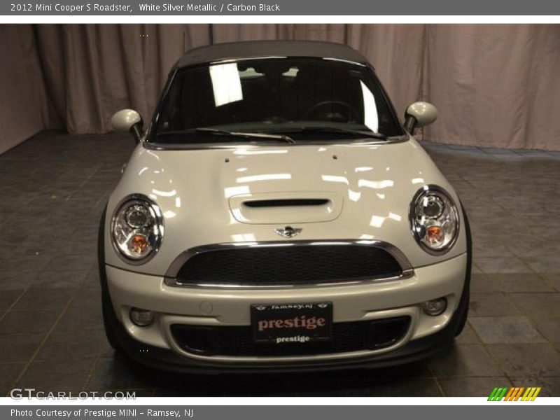 White Silver Metallic / Carbon Black 2012 Mini Cooper S Roadster