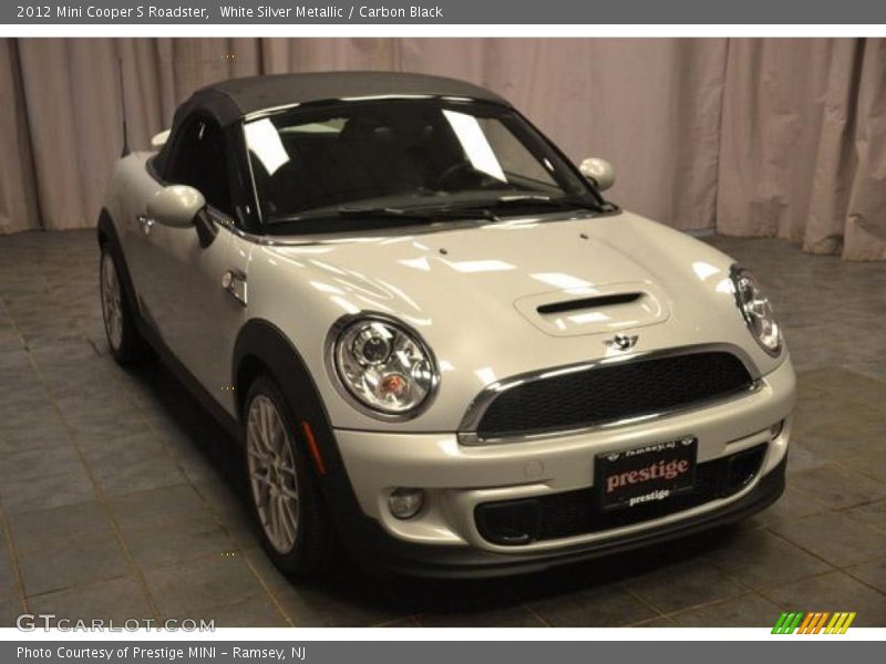 White Silver Metallic / Carbon Black 2012 Mini Cooper S Roadster