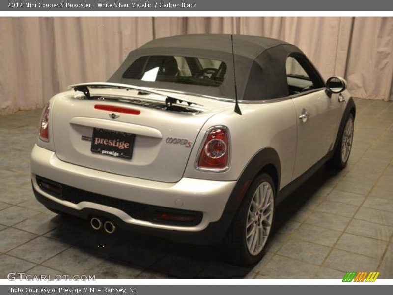 White Silver Metallic / Carbon Black 2012 Mini Cooper S Roadster