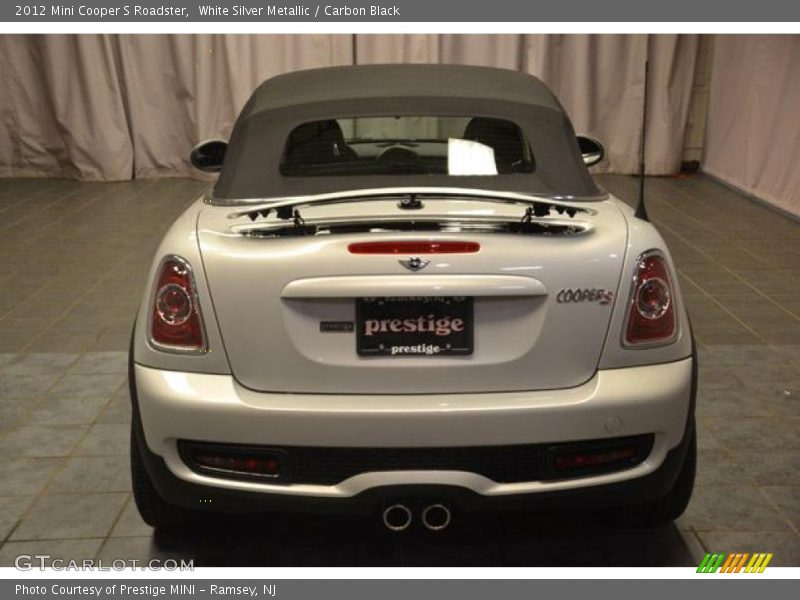 White Silver Metallic / Carbon Black 2012 Mini Cooper S Roadster