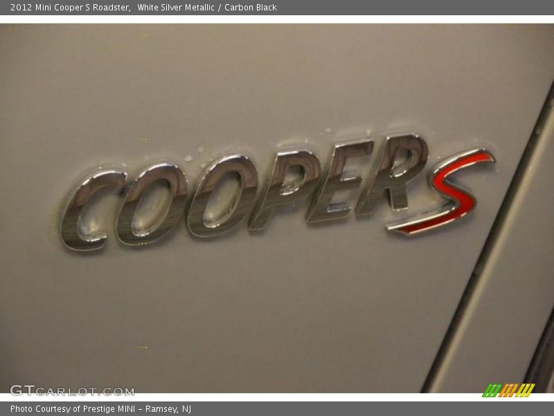 White Silver Metallic / Carbon Black 2012 Mini Cooper S Roadster