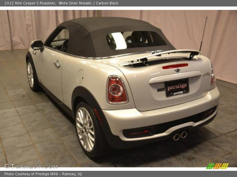 White Silver Metallic / Carbon Black 2012 Mini Cooper S Roadster