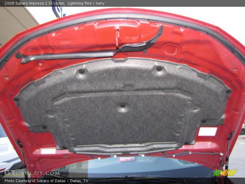 Lightning Red / Ivory 2008 Subaru Impreza 2.5i Sedan