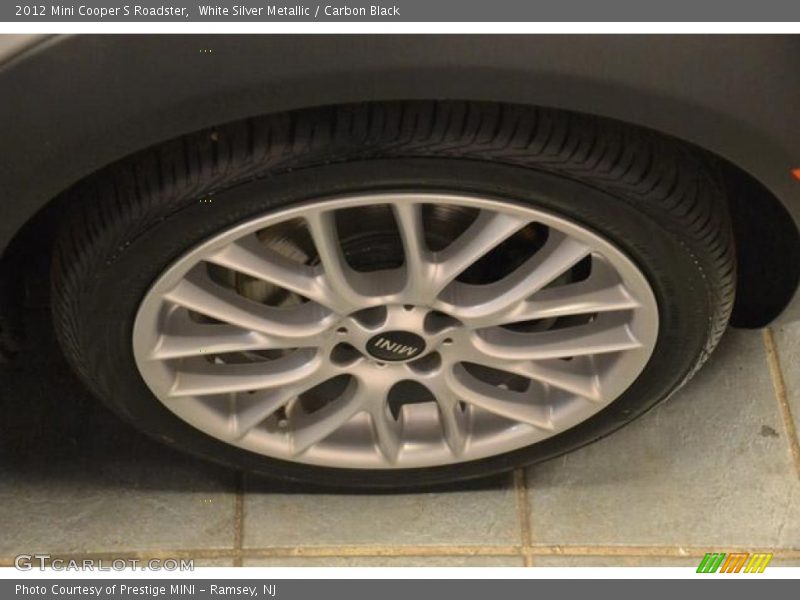 White Silver Metallic / Carbon Black 2012 Mini Cooper S Roadster