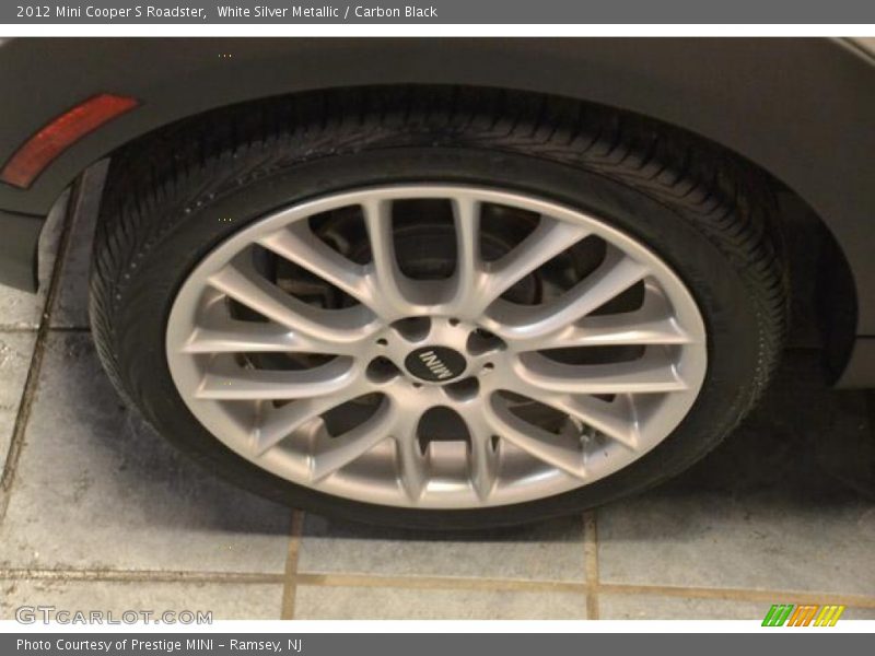 White Silver Metallic / Carbon Black 2012 Mini Cooper S Roadster