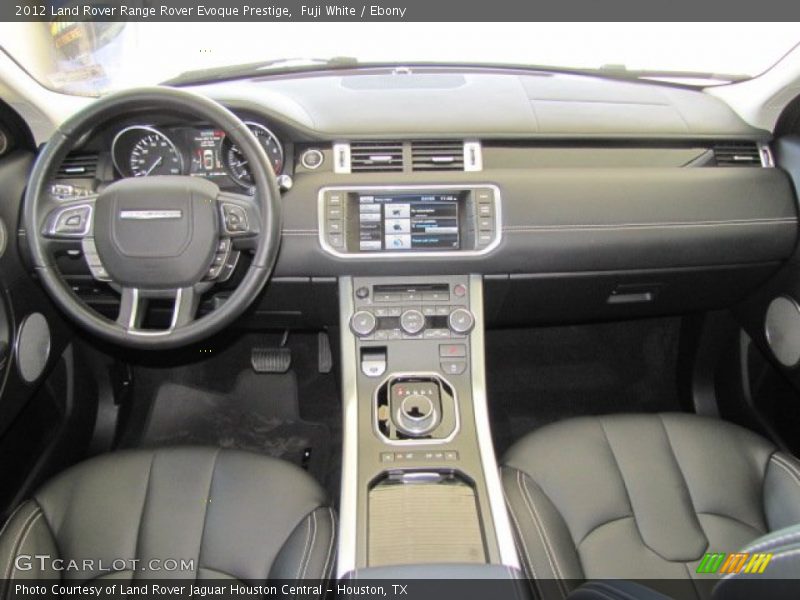 Dashboard of 2012 Range Rover Evoque Prestige