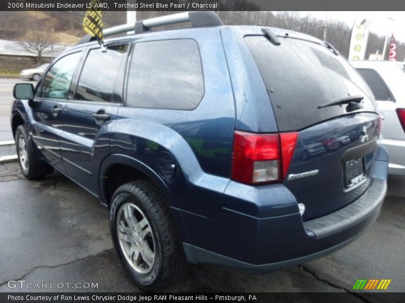 Torched Steel Blue Pearl / Charcoal 2006 Mitsubishi Endeavor LS AWD