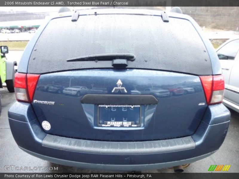 Torched Steel Blue Pearl / Charcoal 2006 Mitsubishi Endeavor LS AWD