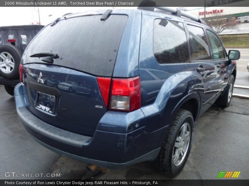 Torched Steel Blue Pearl / Charcoal 2006 Mitsubishi Endeavor LS AWD