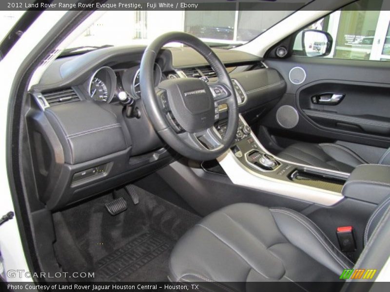 Ebony Interior - 2012 Range Rover Evoque Prestige 