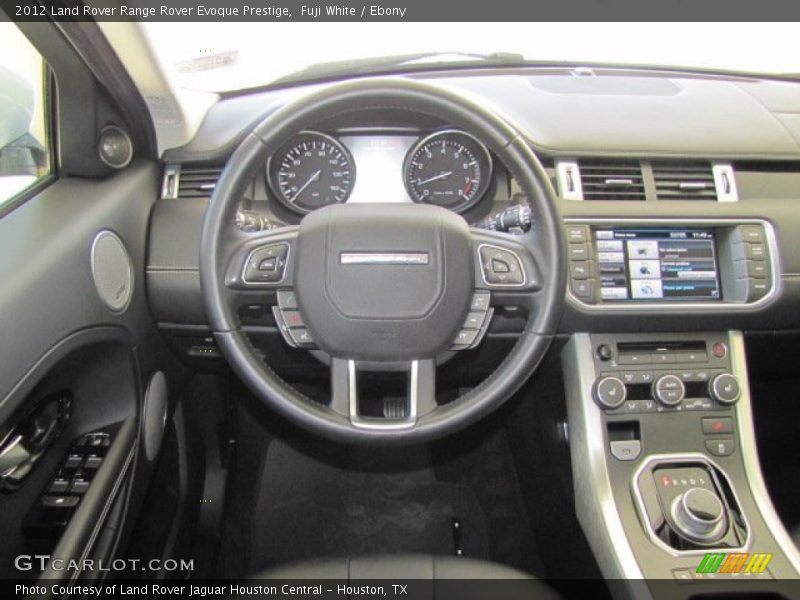 Dashboard of 2012 Range Rover Evoque Prestige