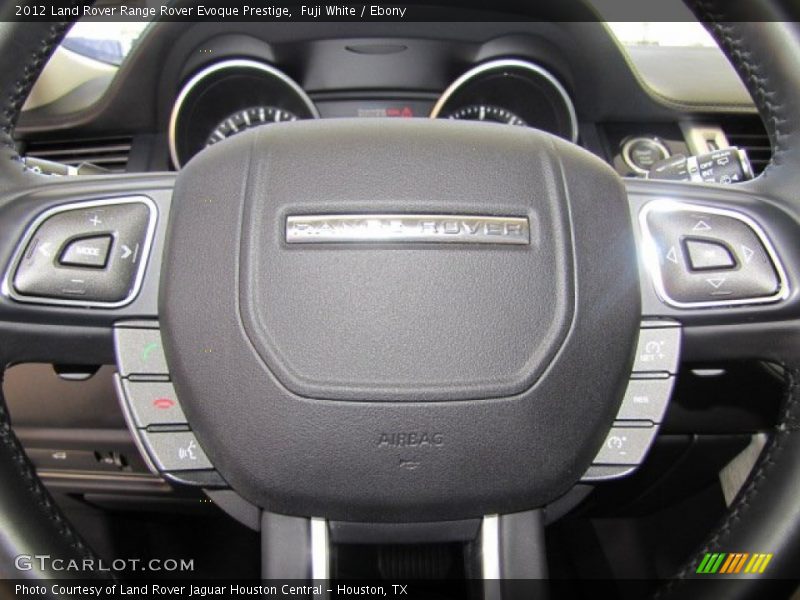 Controls of 2012 Range Rover Evoque Prestige