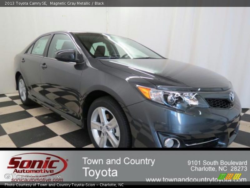 Magnetic Gray Metallic / Black 2013 Toyota Camry SE