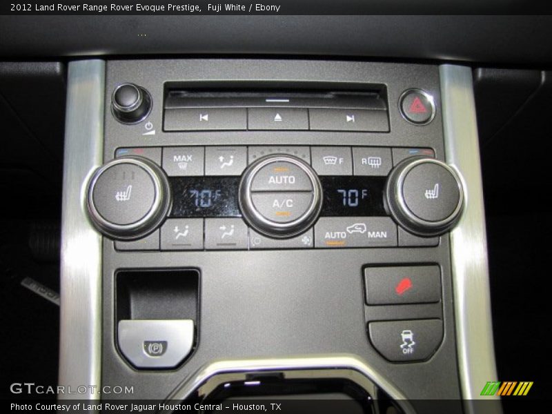 Controls of 2012 Range Rover Evoque Prestige
