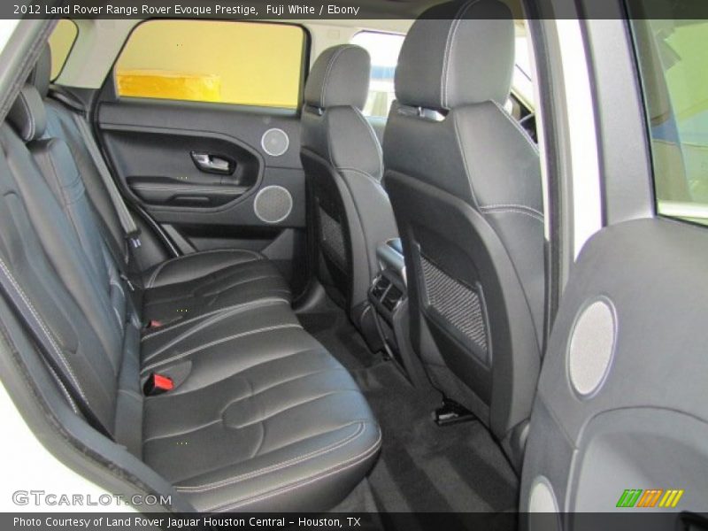 Rear Seat of 2012 Range Rover Evoque Prestige