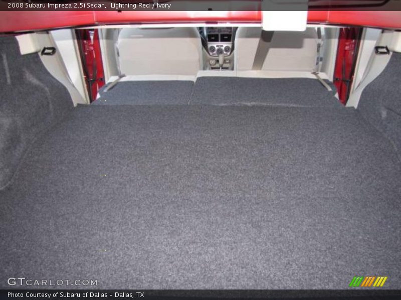 Lightning Red / Ivory 2008 Subaru Impreza 2.5i Sedan