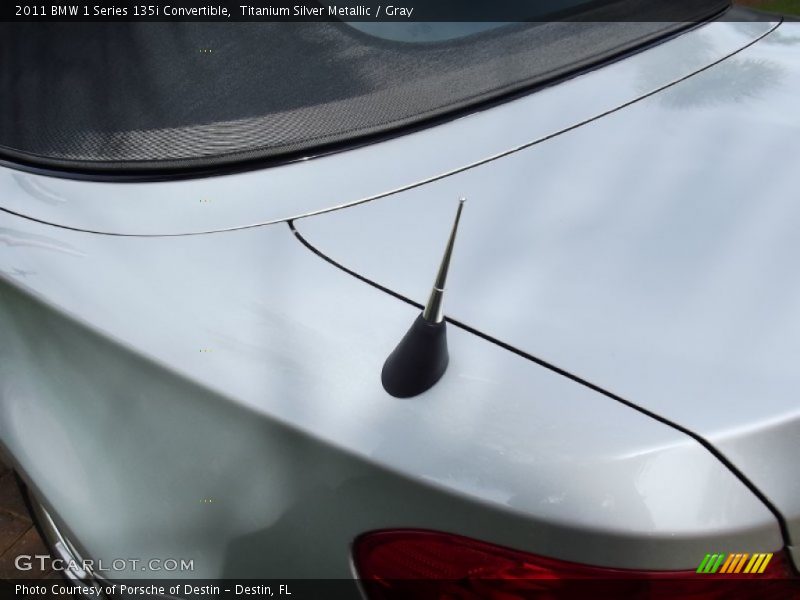 Titanium Silver Metallic / Gray 2011 BMW 1 Series 135i Convertible