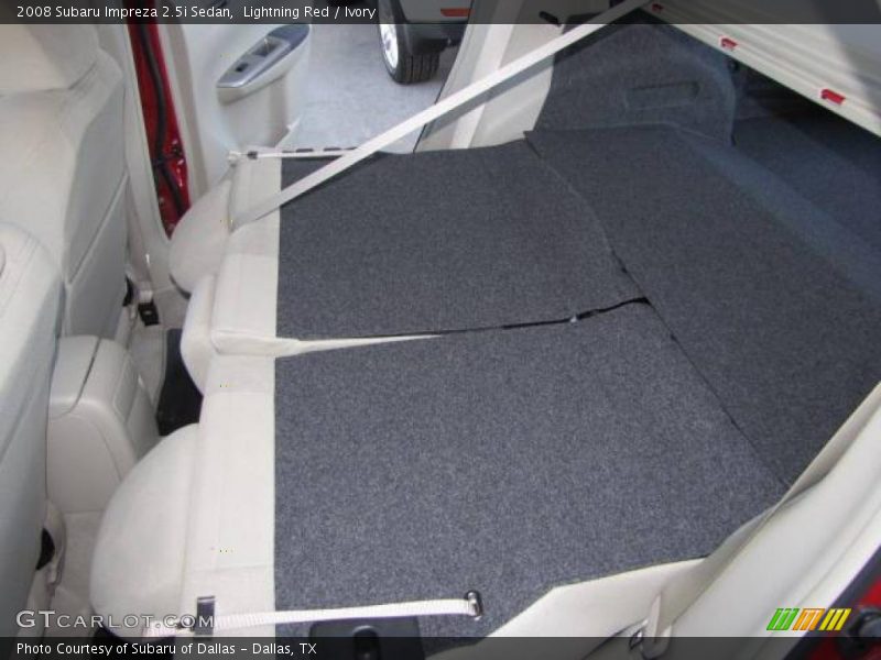 Lightning Red / Ivory 2008 Subaru Impreza 2.5i Sedan