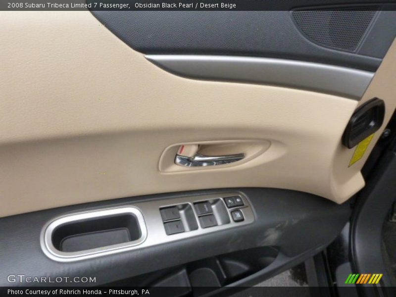Obsidian Black Pearl / Desert Beige 2008 Subaru Tribeca Limited 7 Passenger