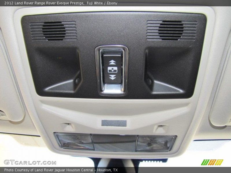 Controls of 2012 Range Rover Evoque Prestige