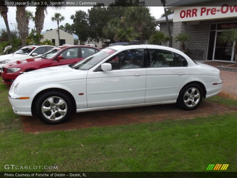 Spindrift White / Cashmere 2000 Jaguar S-Type 3.0