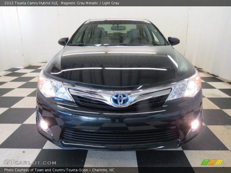 Magnetic Gray Metallic / Light Gray 2013 Toyota Camry Hybrid XLE