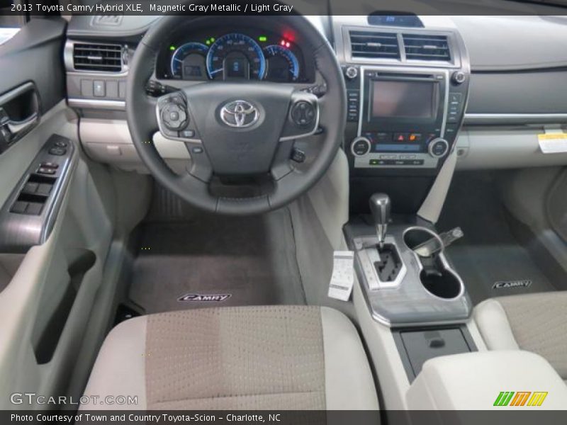 Magnetic Gray Metallic / Light Gray 2013 Toyota Camry Hybrid XLE