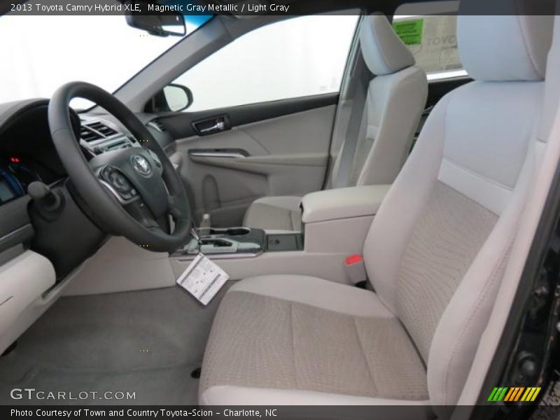 Magnetic Gray Metallic / Light Gray 2013 Toyota Camry Hybrid XLE