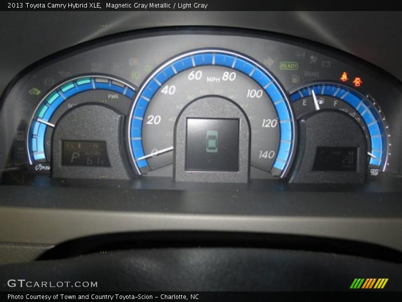 Magnetic Gray Metallic / Light Gray 2013 Toyota Camry Hybrid XLE