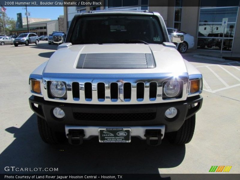 Boulder Gray Metallic / Ebony Black 2008 Hummer H3