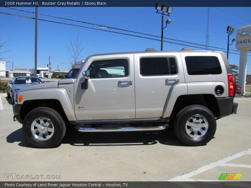 Boulder Gray Metallic / Ebony Black 2008 Hummer H3
