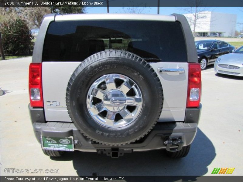 Boulder Gray Metallic / Ebony Black 2008 Hummer H3