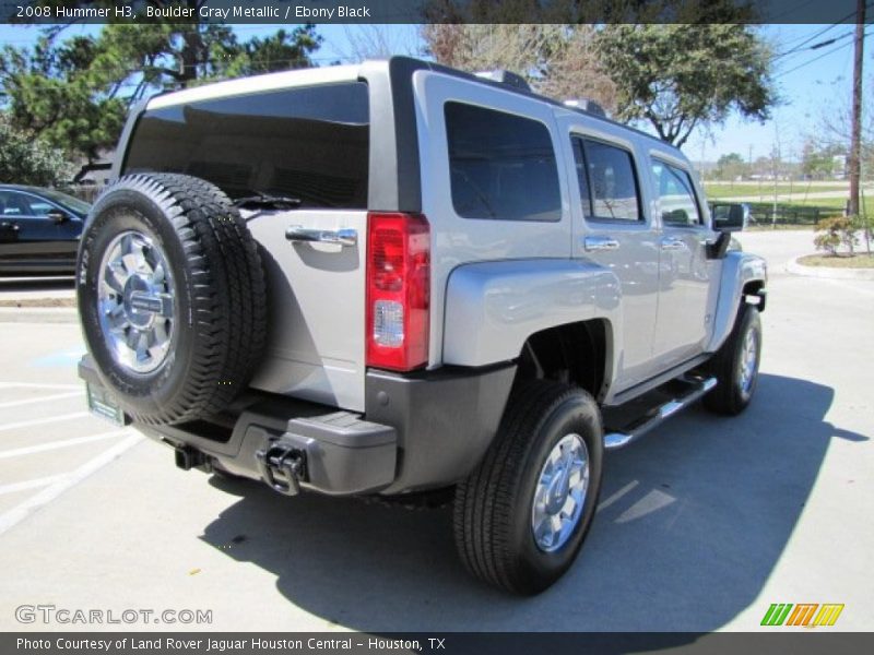 Boulder Gray Metallic / Ebony Black 2008 Hummer H3