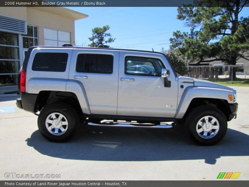 Boulder Gray Metallic / Ebony Black 2008 Hummer H3